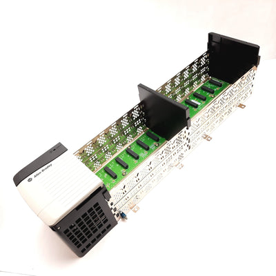 Used Allen Bradley 1756-PA72/B ControlLogix Power Supply With 1756-A13/B Rack Chassis