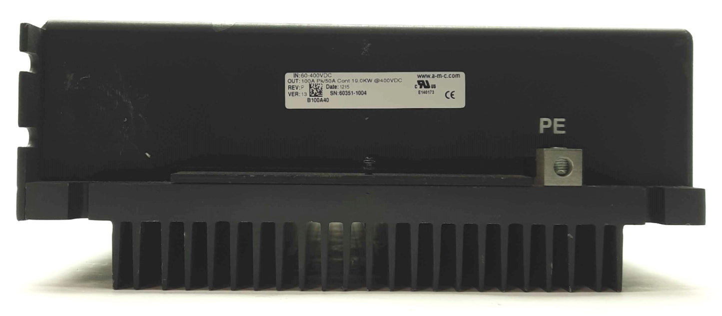 Used Advanced Motion Controls B100A40 Servo Amplifier, 19kW, 50A Cont, 60-400VDC