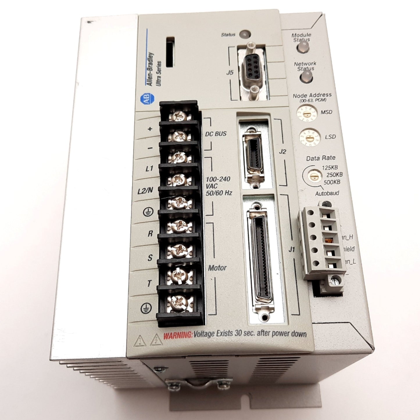 Used Allen Bradley 1398-DDM-009-DN Ultra Series Servo Drive, 120/240VAC 0-400Hz 1000W
