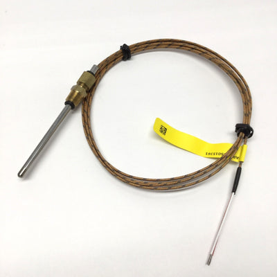 New – Open box Bees BIS015361 Compression Fitting Thermocouple, Type J, Ø3/16" x 4", 6ft Lead