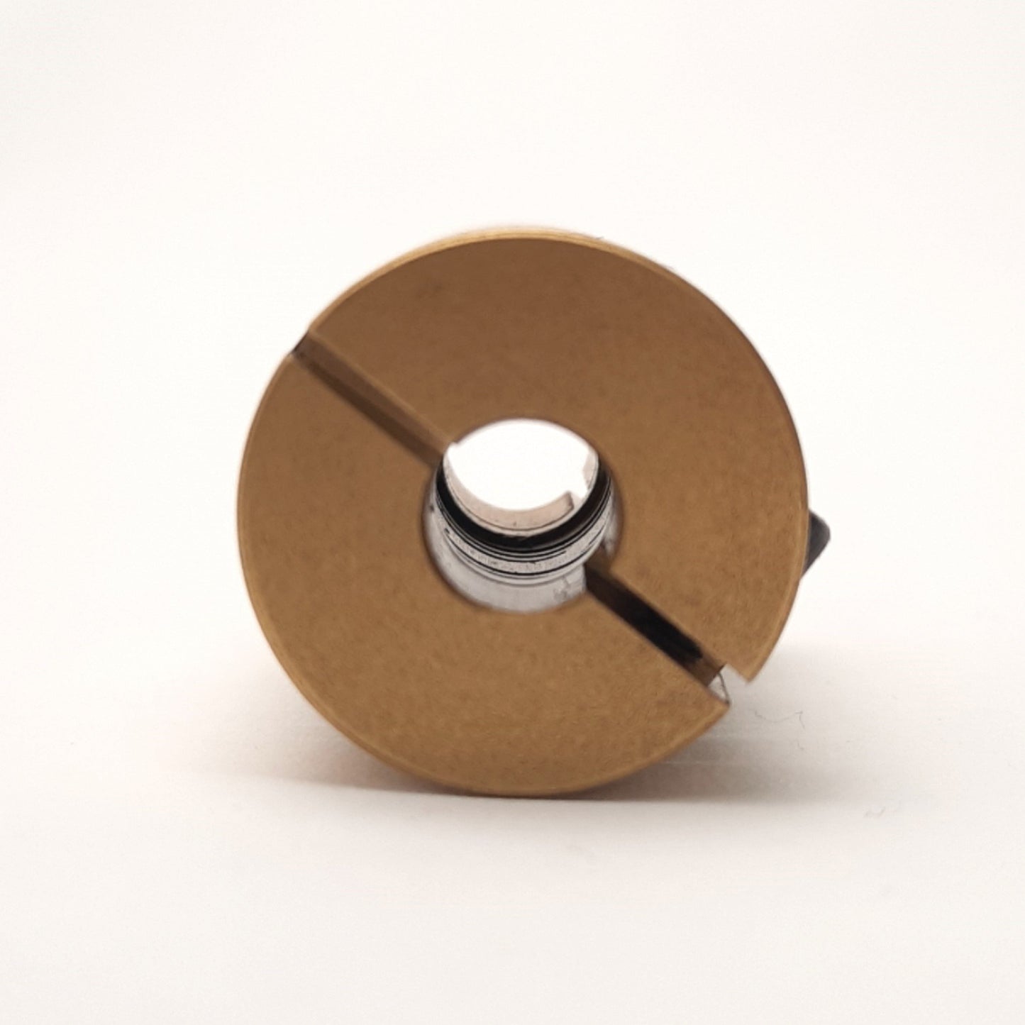 Used Lovejoy ADB 4-1/4x1/4 Aluminum Flexible Coupling 1/4" Bore, 3/4" OD, 1" Length