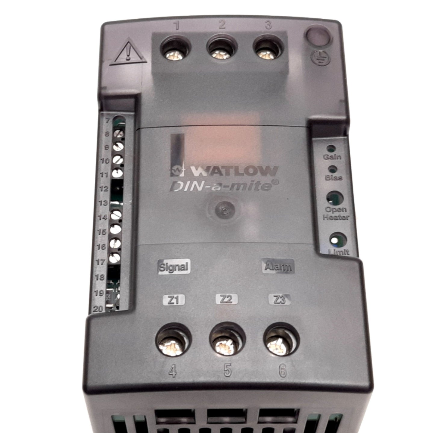Used Watlow DC10-20L0-0000 DIN-a-mite Solid State Power Control, 200-208VAC, 55A