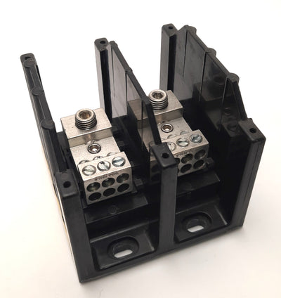 Used Cooper Bussman 16321-2 Power Distribution Block 2-Pole, 600 Volts, 175 Amps