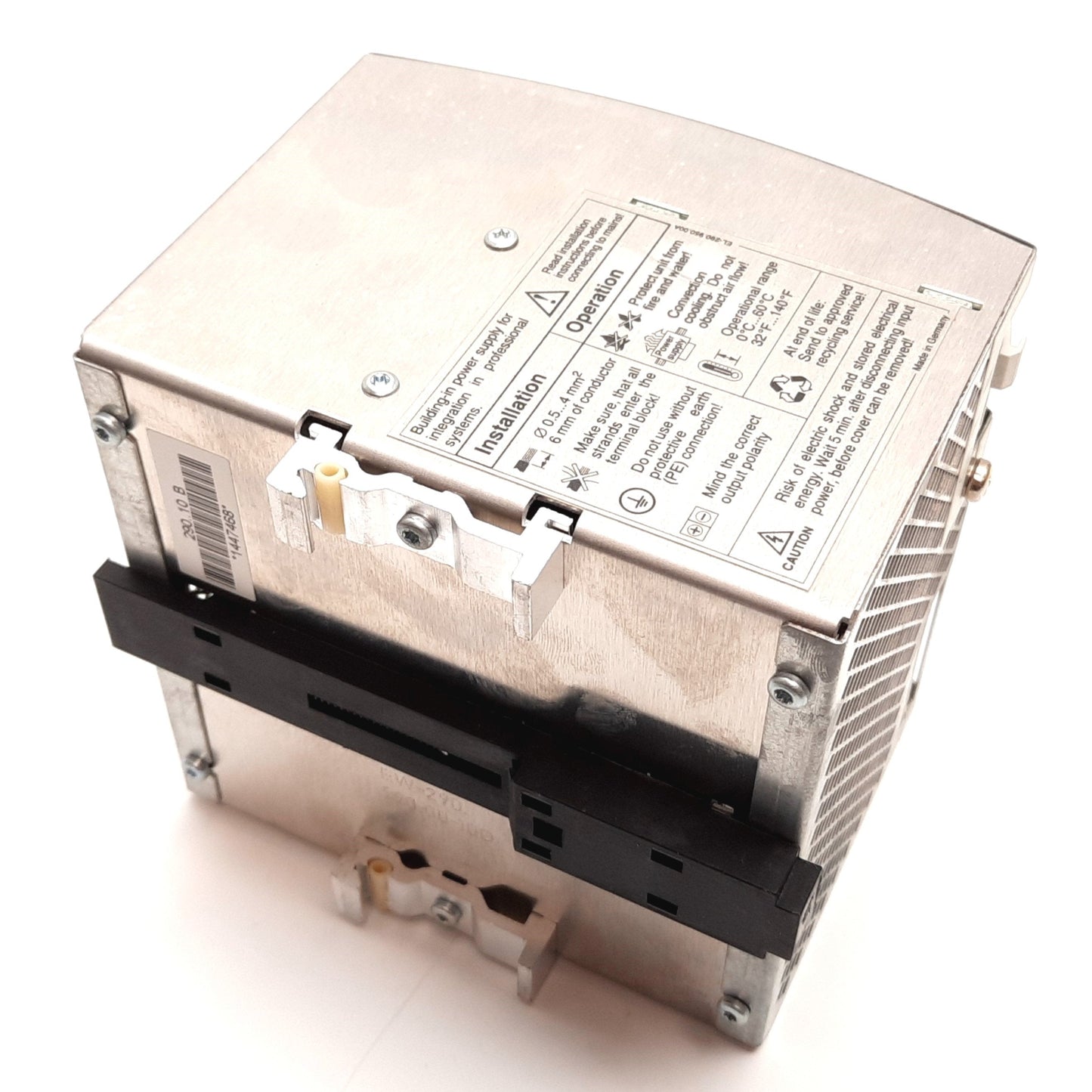 Used Sola SDN 10-24-100 Power Supply, Input: 115/230VAC 6/2.8A, Output: 24VDC 10A
