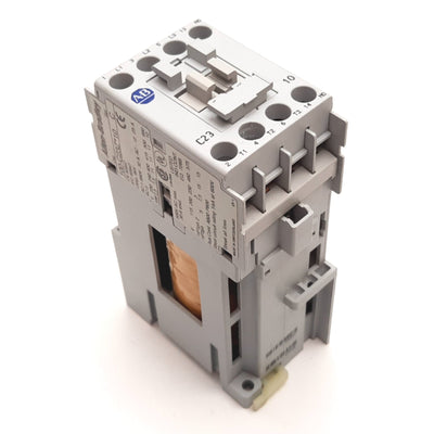 Used Allen Bradley 100-C23Z*10 Contactor, 3-Pole w/ N/O Aux, Coil: 24VDC, 30A 600VAC