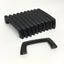 New – Open box Lot of 11 Elesa 137901 Black Matte Plastic Bridge Pull Handles, 88mm Center, M5