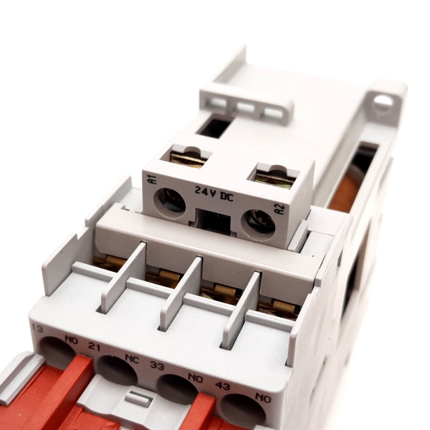 Used Allen Bradley 700S-CF620ZJC Safety Control Relay, 4-Pole + Aux Block, Coil 24VDC