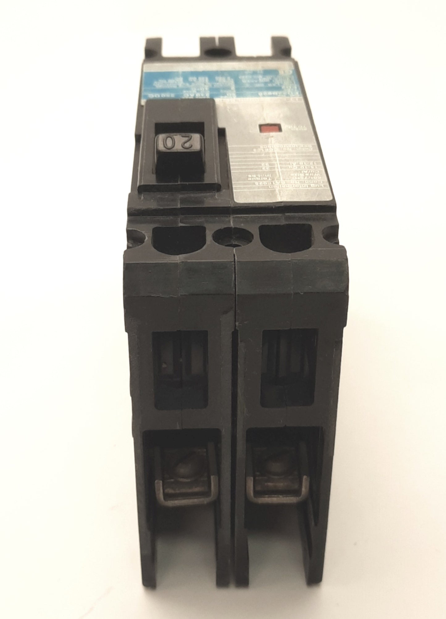 Used Siemens ED22B020 Sentron Circuit Breaker 240v AC/250v DC 20A, 2 Poles, 5-10kA