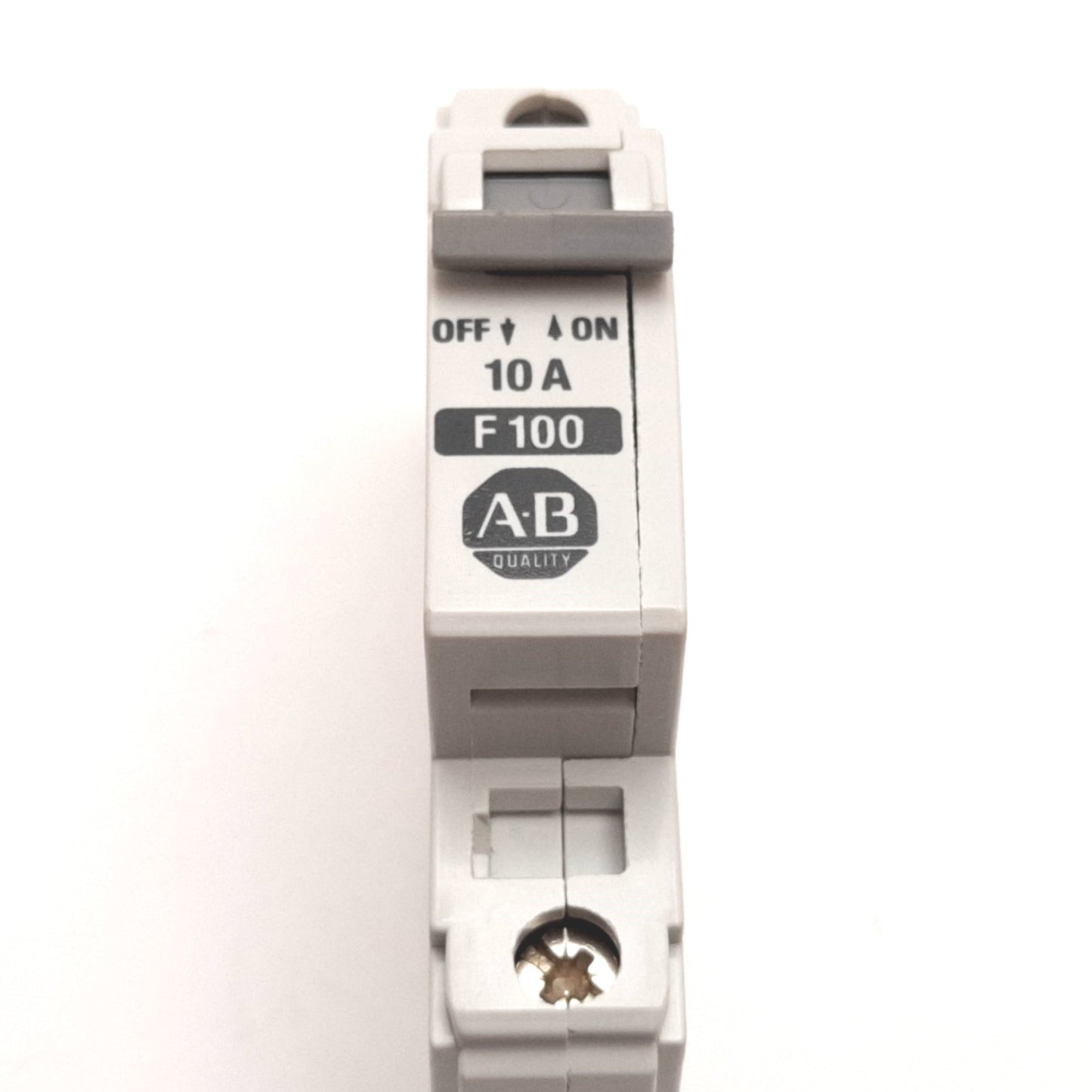 Used Allen Bradley 1492-CB1 F100 Circuit Breaker, 1-Pole, Rating: 10A 277VAC