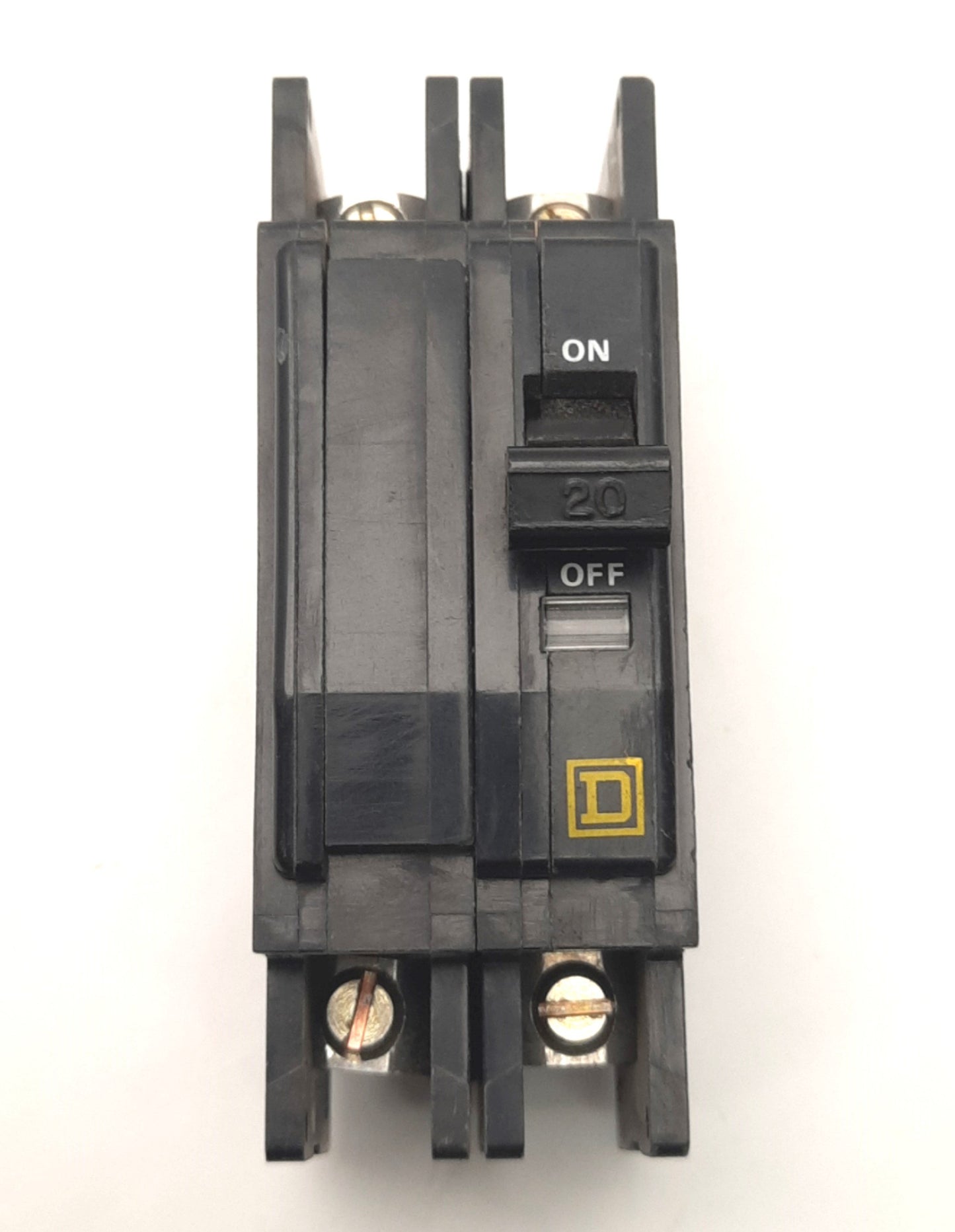 Used Schneider Electric QOU220 Square D Circuit Breaker 20A 120/240V, 2-Poles