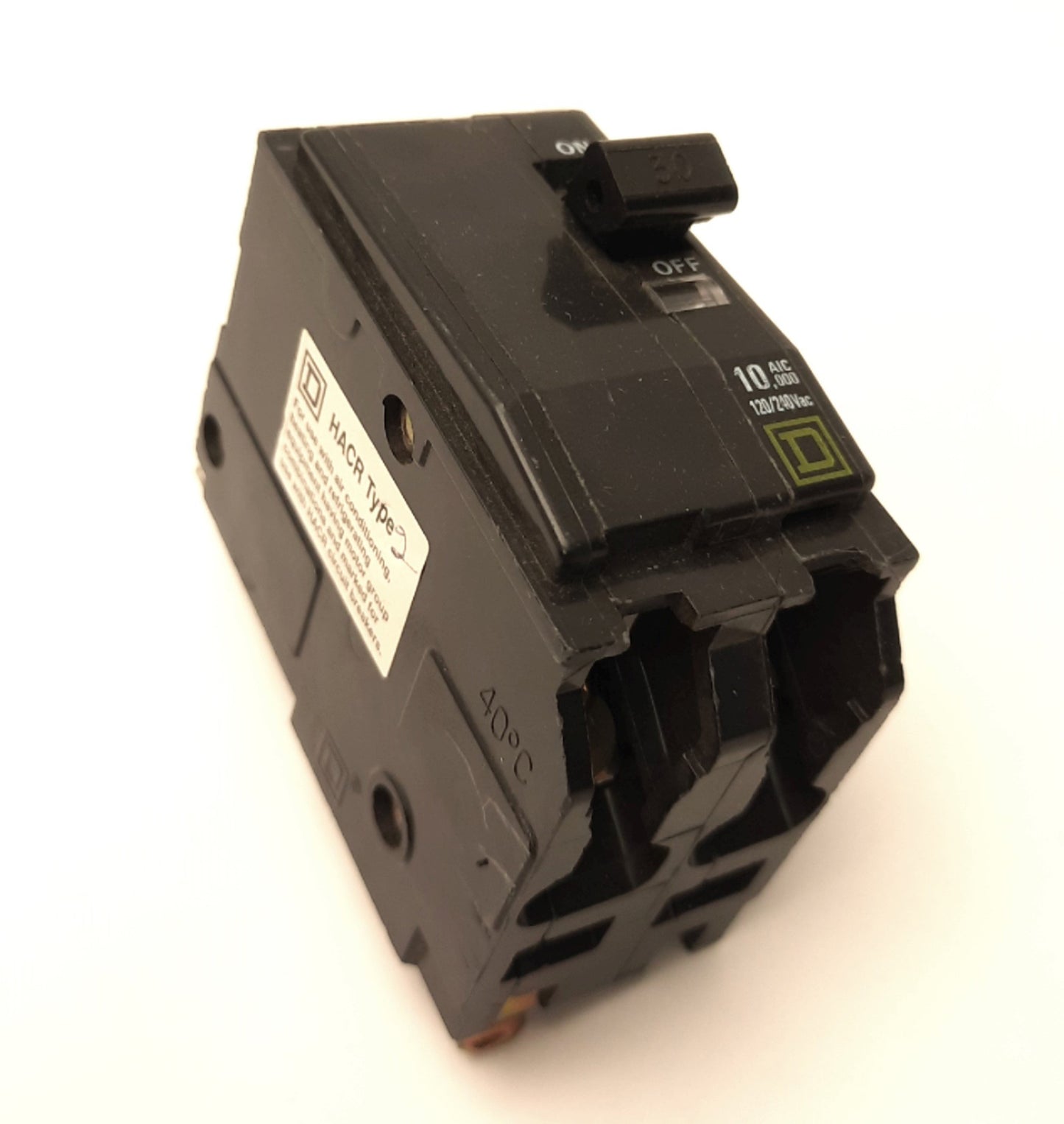 Used Schneider Electric QOB230 Square D Circuit Breaker 30A, 120/240VAC, 2-Pole