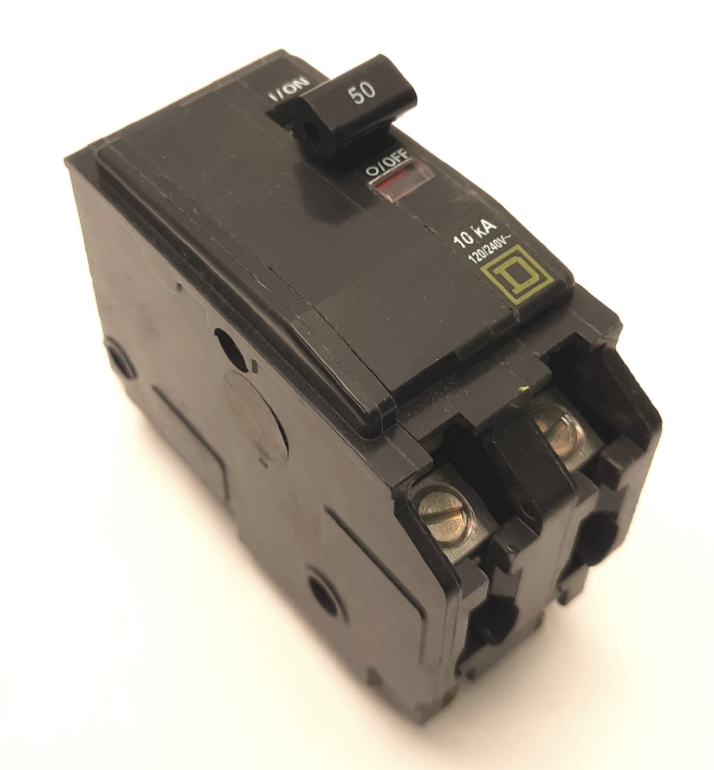 Used Schneider Electric QOB250 Square D Circuit Breaker 50A, 120/240v AC, 2 Poles