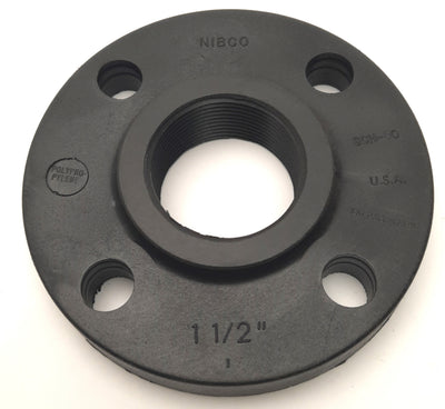 Used Chemtrol CC09600 Nibco Thread Flange Fitting, 1-1/2" NPT, Schedule 80