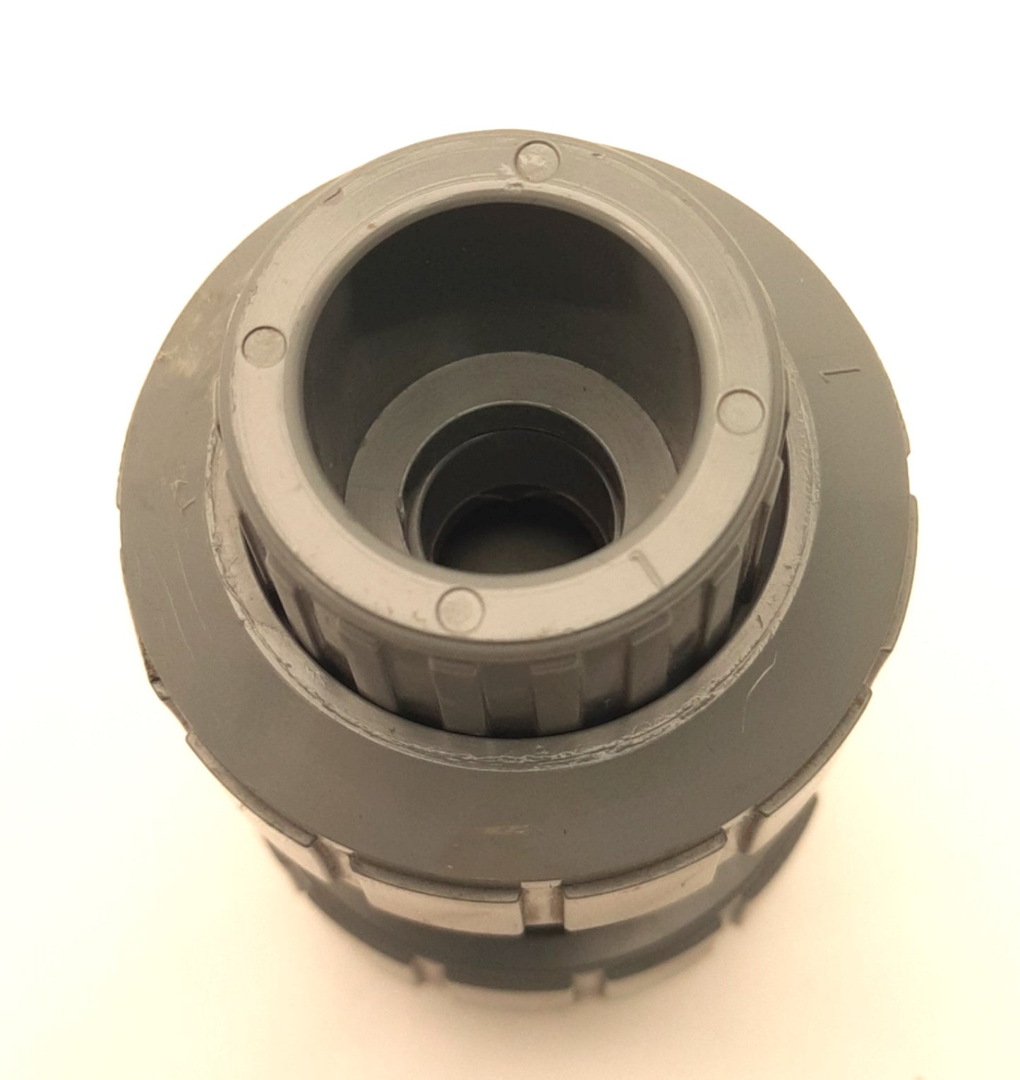 Used Chemtrol MB801U6 Nibco Ball Check Valve, Universal Ends, 1/2" Size, Schedule 80