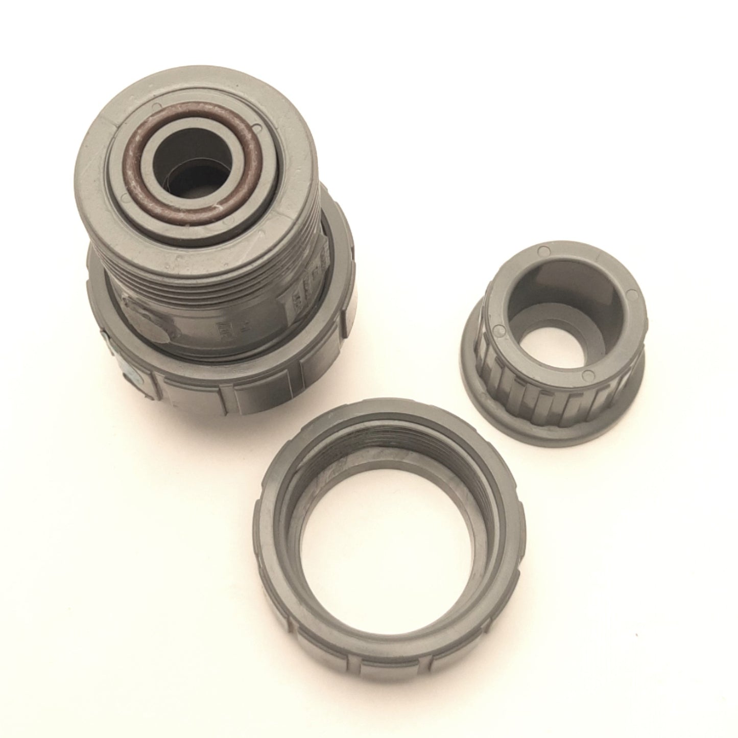 Used Chemtrol MB801U6 Nibco Ball Check Valve, Universal Ends, 1/2" Size, Schedule 80