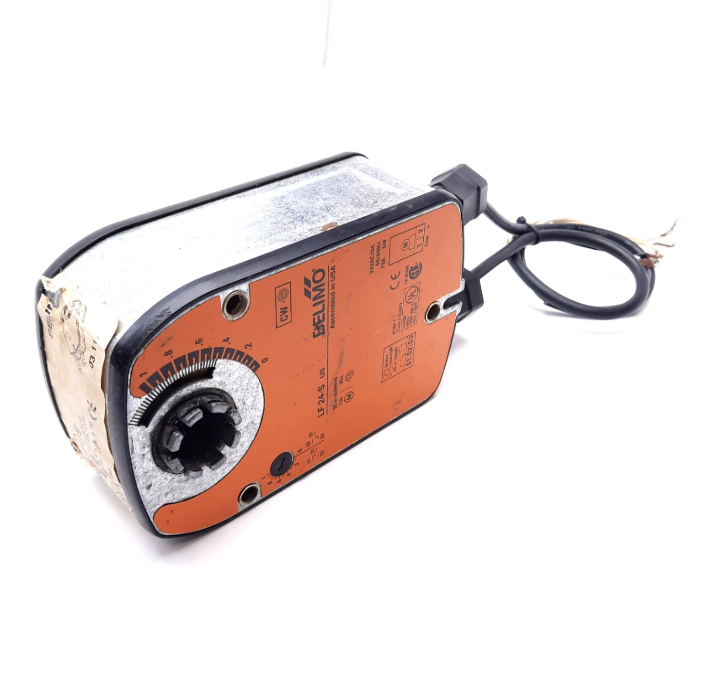 Used Belimo LF24-S Damper Actuator Spring Return 24VAC/VDC SPDT 35 in-lb NEMA 2