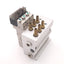 Used TPC DV1140 Solenoid Valves (x3) with Manifold, 24VDC Coil, 5-Port 2-Position