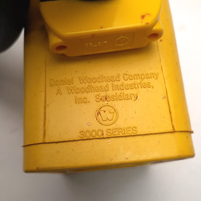 Used Woodhead 3000-10 Junction Box Wired to 20A Twist Lock 11.5' H2O Resistant Cable