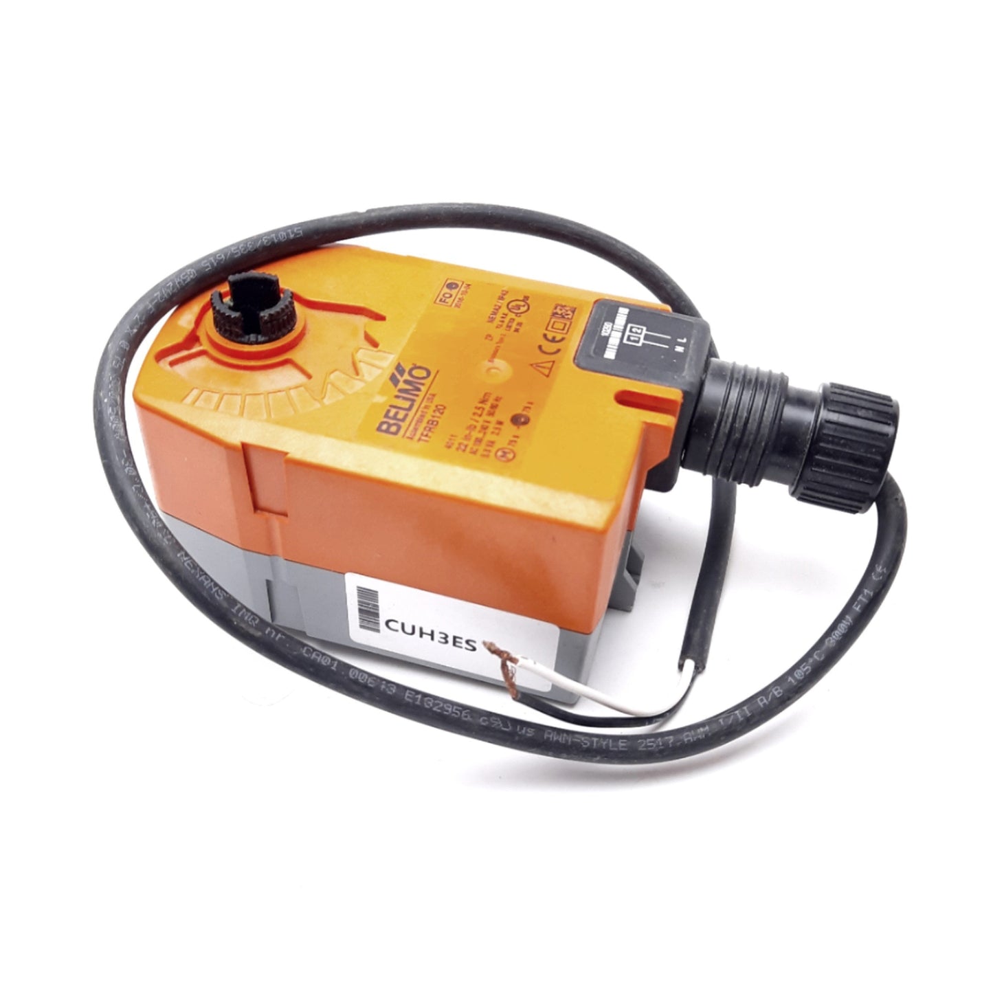 Used Belimo TFB120 Damper Actuator Spring Return 100-240VAC 22 in-lb NEMA 2 IP42