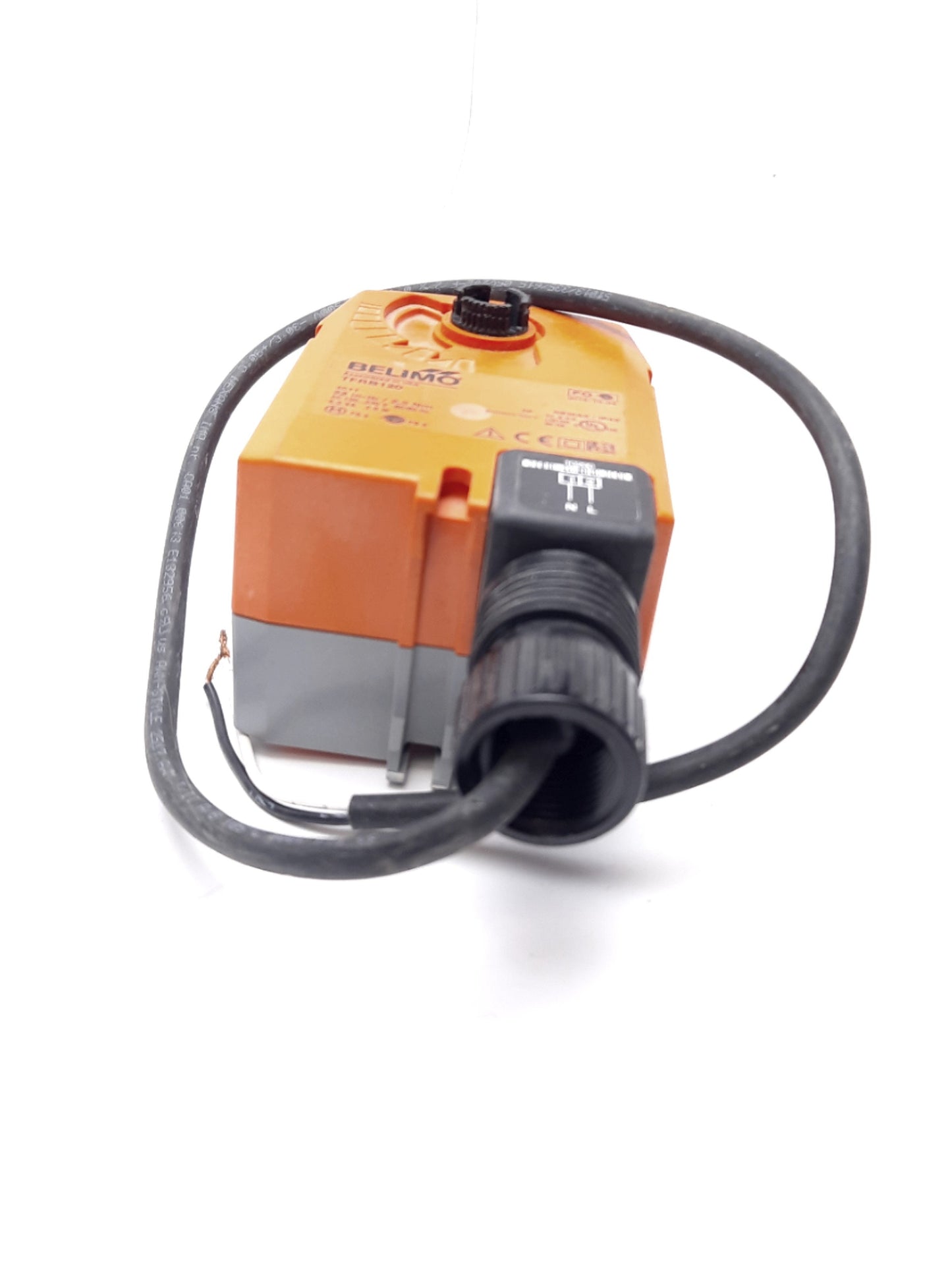 Used Belimo TFB120 Damper Actuator Spring Return 100-240VAC 22 in-lb NEMA 2 IP42