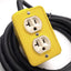 Used Woodhead 3000-10 Junction Box Wired to 20A Twist Lock 19' Water Resistant Cable