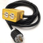 Used Woodhead 3000-10 Junction Box Wired to 20A Twist Lock, 11.5' H2O Resistant Cable