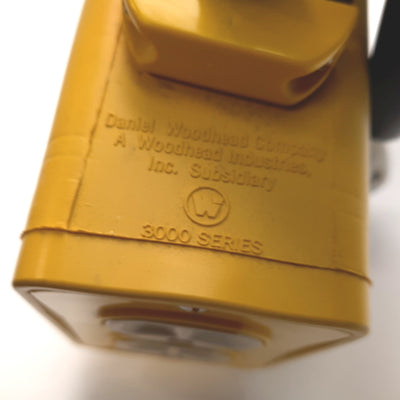 Used Woodhead 3000-10 Junction Box Wired to 20A Twist Lock, 11.5' H2O Resistant Cable