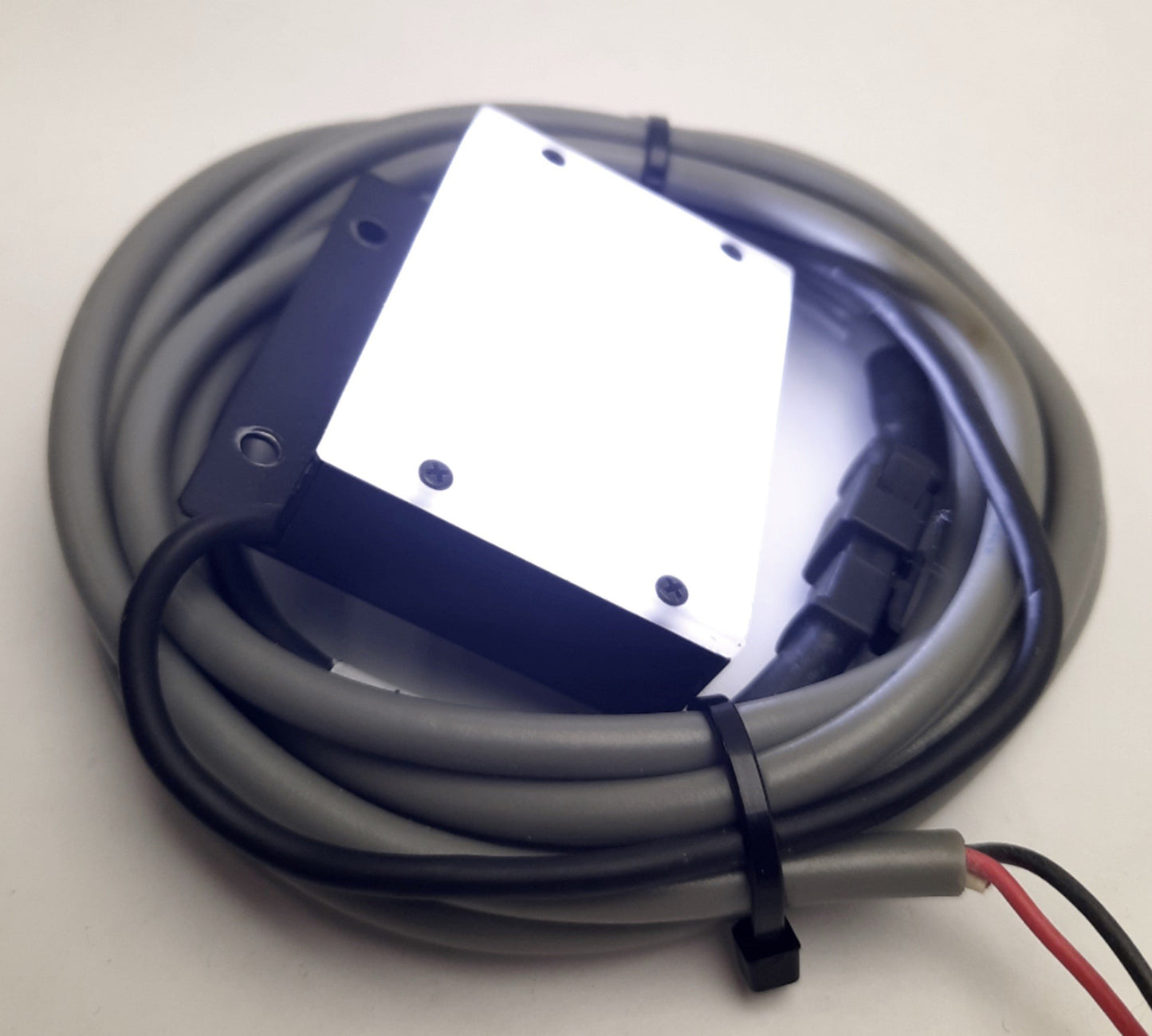 Used CCS LDL-TP-43X35SW2 Machine Vision Light, White, 24VDC 2.7W, 35mm x 43mm *Crack*