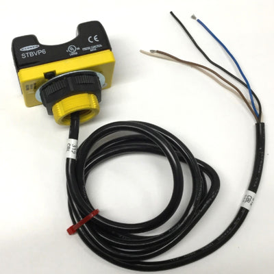 Used Banner STBVP6 Self-Checking Optical Touch Button Switch, 10-30VDC, 4-Wire, PNP