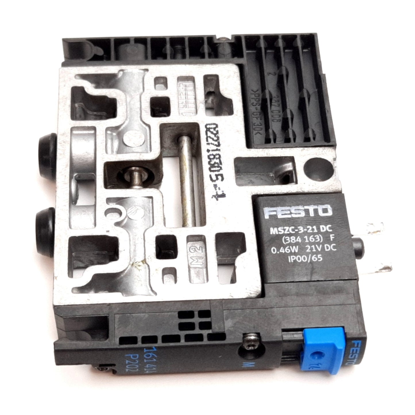 Used Festo CPV10-M1H-5LS-M7 161414 Solenoid Valve, 2-Position 5-Port, 24VDC, 1MPa