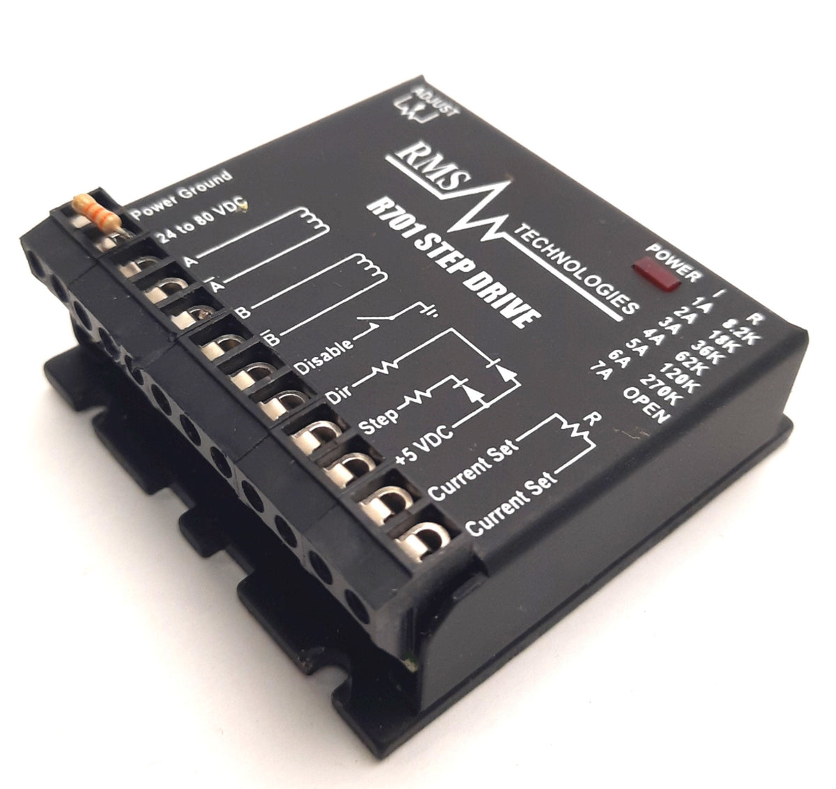 Lin Engineering Motor Drive R701p Lin Engineering R701 RMS Step Drive 24-80v DC, 1-7A Output, 2000 Steps ...