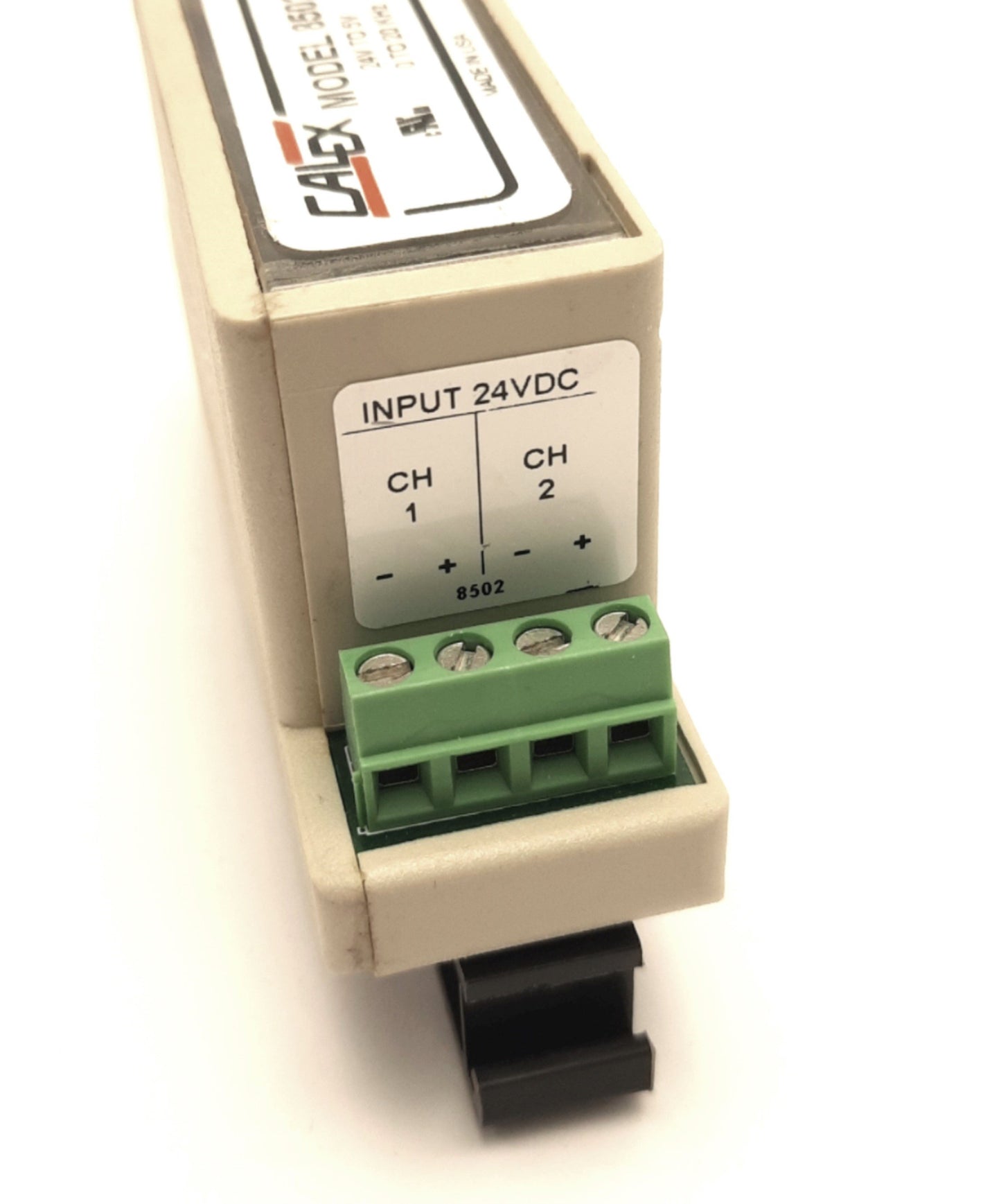 Used Calex 8502 Two Channel Converter, Input 24VDC, 0-20KHz Din Rail Mount