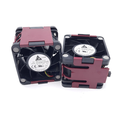 New Lot of 2 Delta FFR0612DHE DC Brushless Fan 12VDC 3.3A 65.55mm x 60mm x 50mm