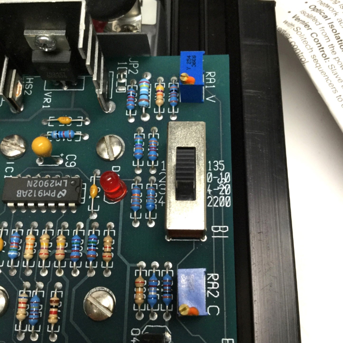 Used Indeeco 101-A3-480-30I Master SCR Power Controller, 480VAC 3-Phase, 30A