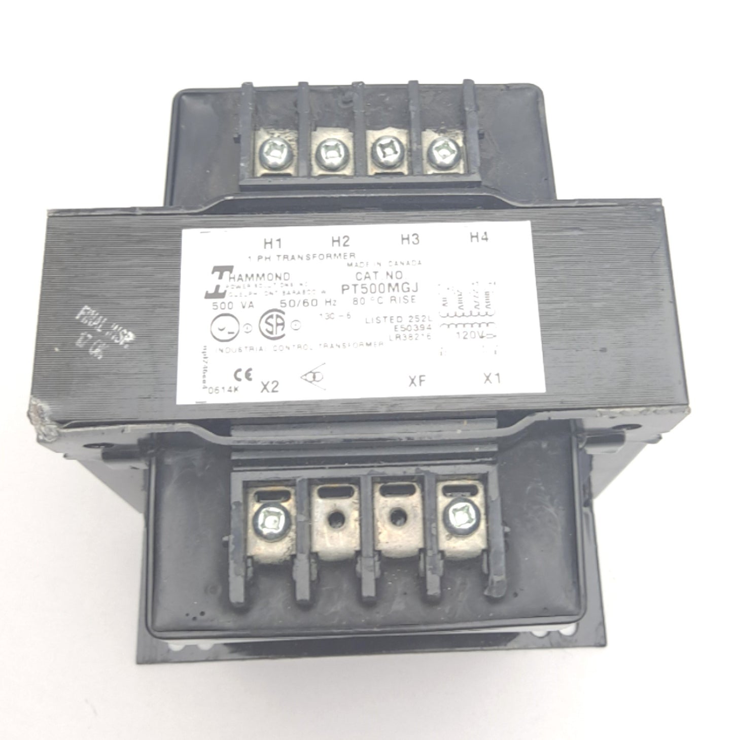 Used Hammond Power Solutions PT500MGJ Control Transformer 1-Phase, *Dent*