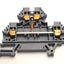 Used Lot of 8 Morsettitalia EuroD4-2 Terminal Blocks Two Stage, 32A 800V Max, 43550