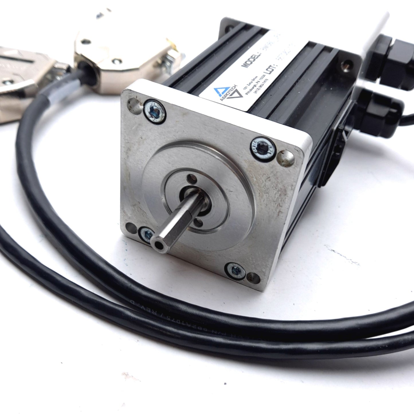 Used Aerotech BMS60-A-D25-E2500H Brushless Motor w/Encoder 4000RPM, 1.31 Nm, NEMA 23