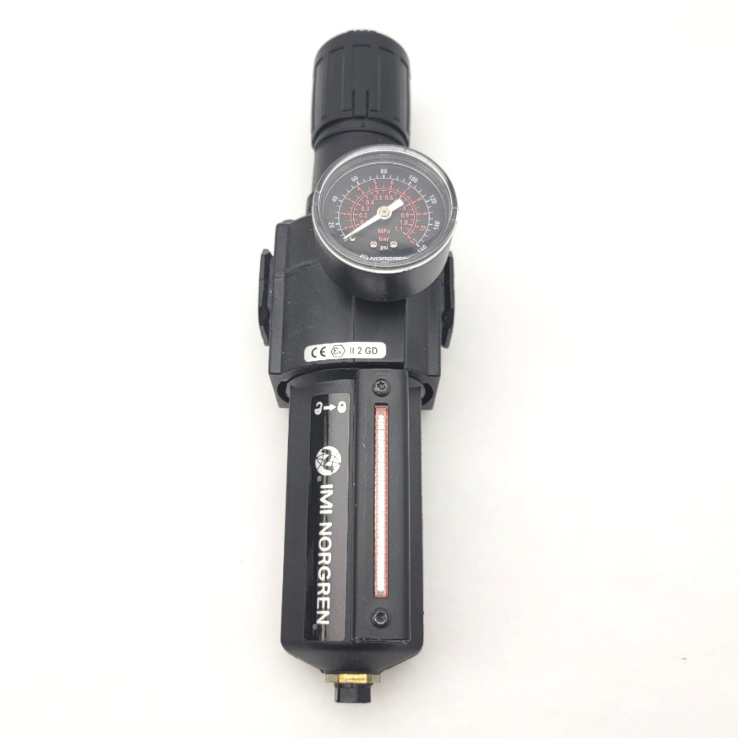 Used IMI Norgren B74G-4AK-AD3-RMG Filter Regulator 1/2" NPT, 212CFM, 5-150PSI
