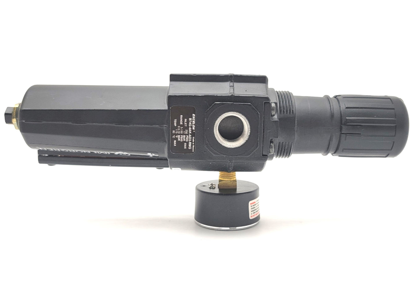 Used IMI Norgren B74G-4AK-AD3-RMG Filter Regulator 1/2" NPT, 212CFM, 5-150PSI
