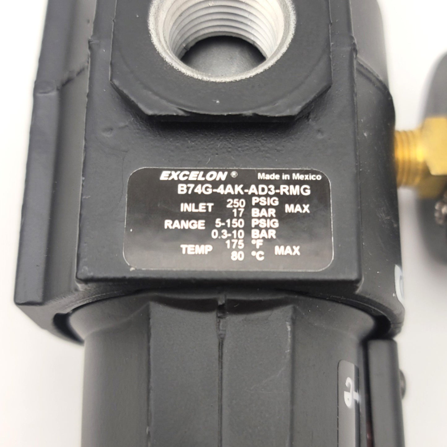 Used IMI Norgren B74G-4AK-AD3-RMG Filter Regulator 1/2" NPT, 212CFM, 5-150PSI