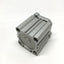 Used SMC CDQMB40TN-10 Compact Guide Rod Cylinder, 40mm Bore, 10mm Stroke, 1/8" NPT