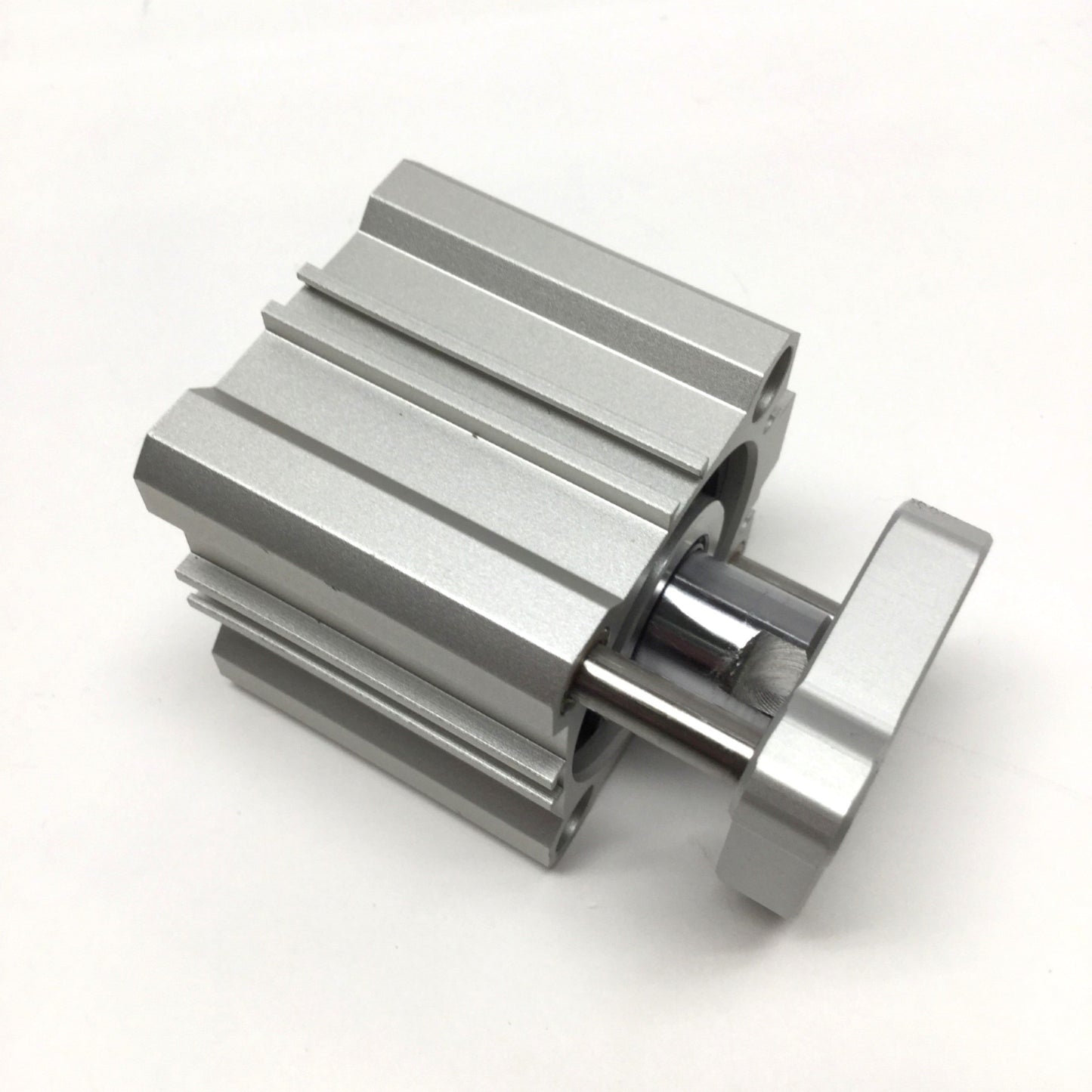 Used SMC CDQMB40TN-10 Compact Guide Rod Cylinder, 40mm Bore, 10mm Stroke, 1/8" NPT