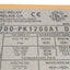 Used Allen-Bradley 700-PK1200A1 Ser D Control Relay 115-120vAC Coil, 20A @ 600VAC