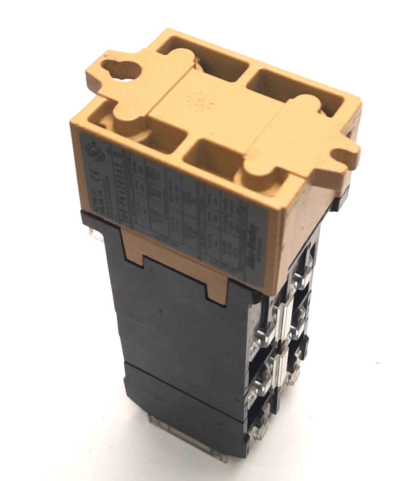 Used Allen-Bradley 700-PK1200A1 Ser D Control Relay 115-120vAC Coil, 20A @ 600VAC