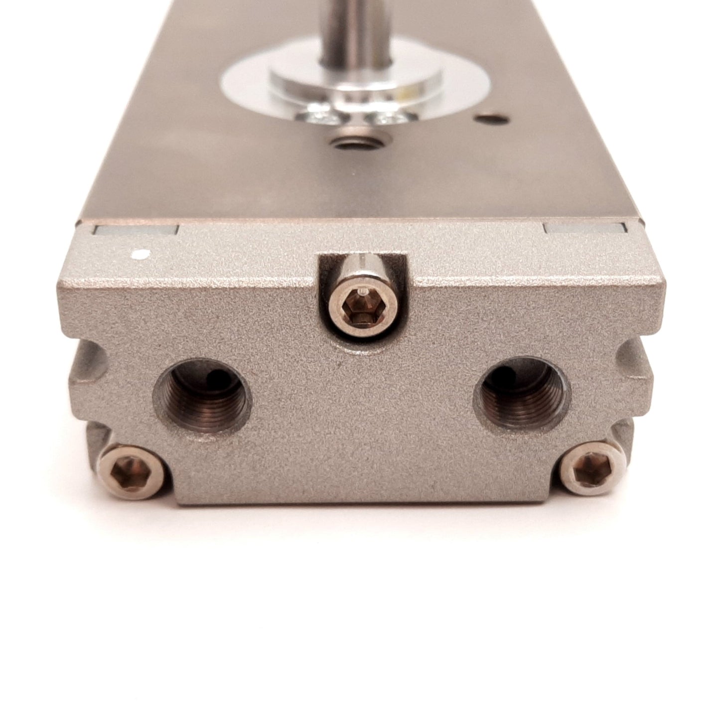 Used SMC CRQ2XBS20-180 Pneumatic Rotary Actuator, 180° Rotation, 10mm Shaft, Rc1/8