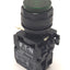 Used Eaton E22NB3 Illuminated Pushbutton, Green, 1NO, Momentary, 22.5mm, E22D, E22B2