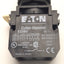 Used Eaton E22NB3 Illuminated Pushbutton, Green, 1NO, Momentary, 22.5mm, E22D, E22B2