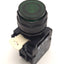 Used Eaton E22NB3 Illuminated Pushbutton, Green, 1NO, Momentary, 22.5mm, E22D, E22B2