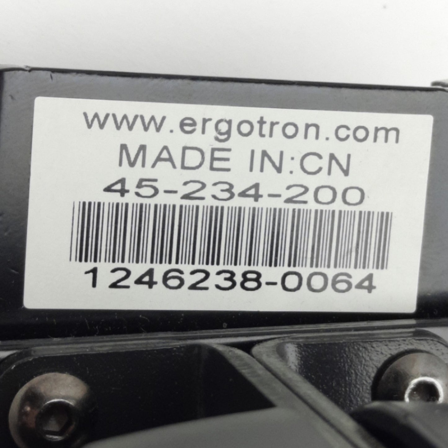 Used Ergotron 45-234-200 Monitor Arm, 23" Range, Wall Mounted, VESA 75mm