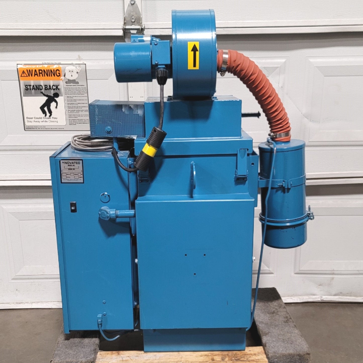 Used NOVATEC MDM-25S Micro Dual Bed Desiccant Dryer W/MDC-3000 Controller 25lb/hr